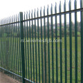 Green Powder Coated Palisade Security Fence